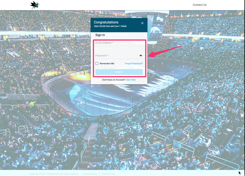 How to set up a San Jose Sharks Ticketmaster Account for Mobile Entry